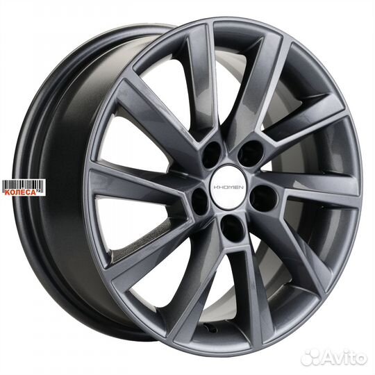 Khomen Wheels KHW1507 6x15 5x100 ET40 Dia57.1 Gray