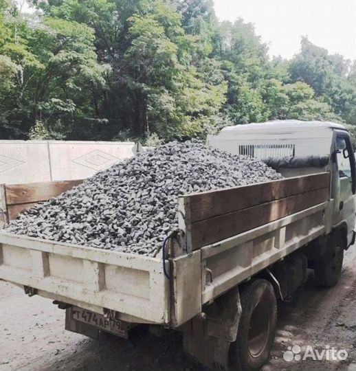 Щебень гравийный с доставкой
