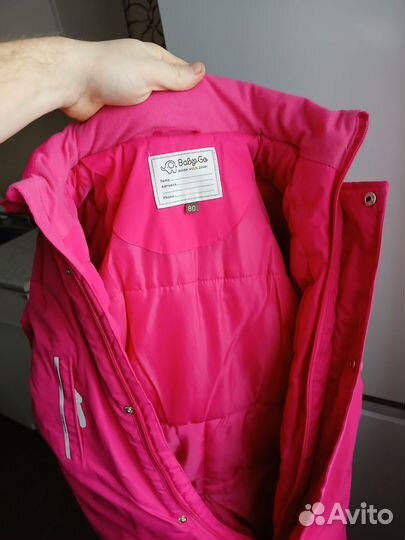 Зимний комбинезон для девочки 80