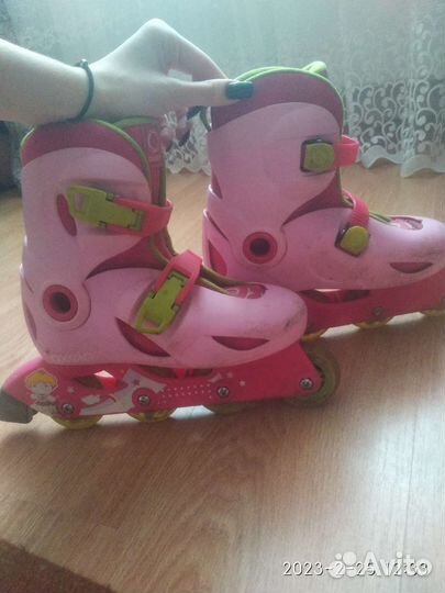 Роликовые коньки детские раздвижные