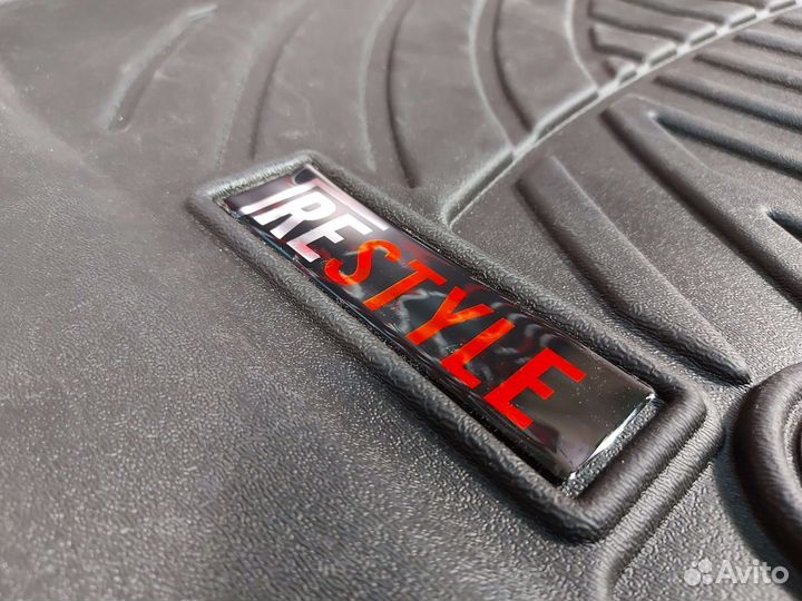 Ковры салона Restyle Prado 150 Левый руль Черные