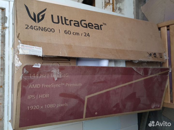 Мощный игровой компьютер с монитором