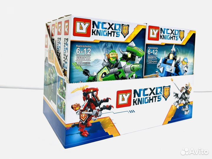 Игровой набор лего «Рыцари Нексо» 131-137 деталей
