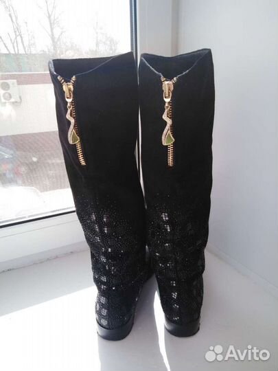 Сапоги женские весна - осень 38 размер
