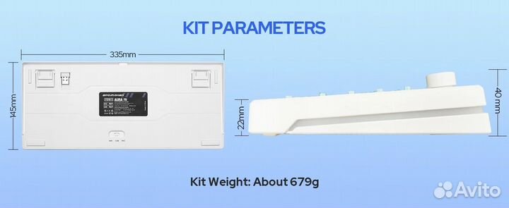 Механическая клавиатура Epomaker aura75