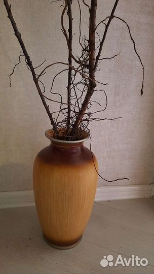 Ваза ручная роспись, 34см высота