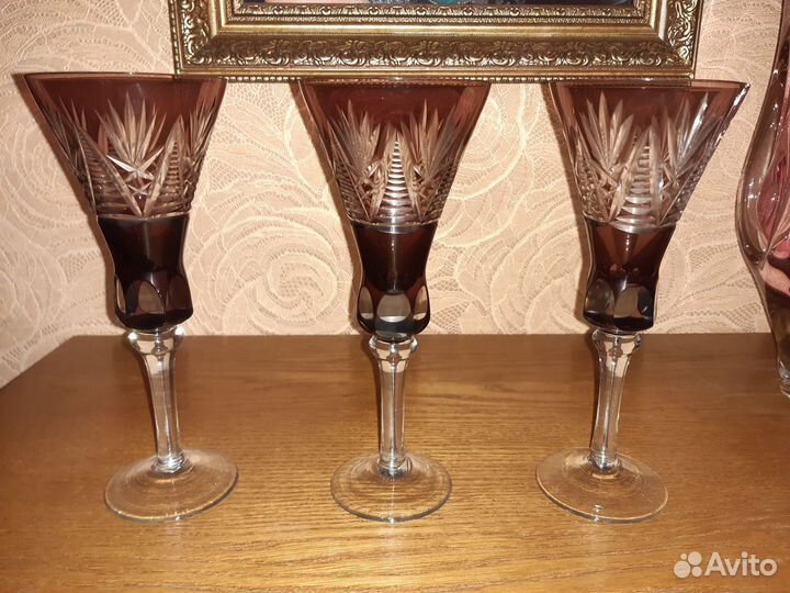 Фужеры хрустальные СССР