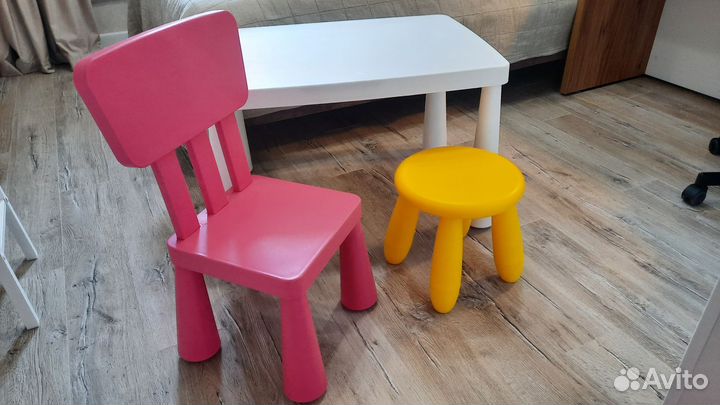 Комплект IKEA mammut + подставка IKEA forsiktig