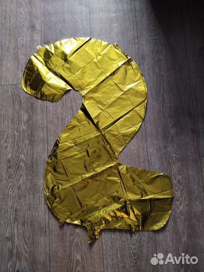 Цифра 2 Шарик на день рождения