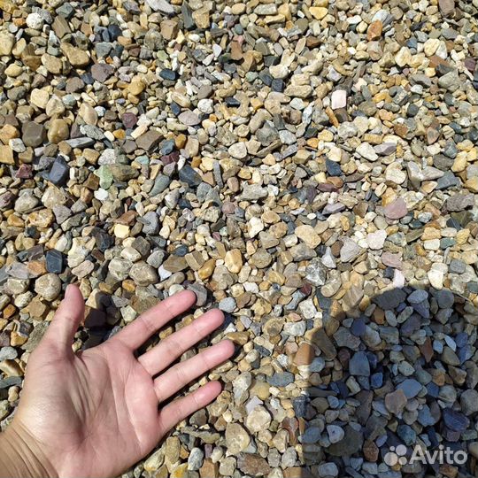 Щебень, песок