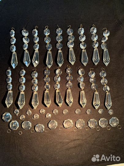 Подвески хрустальные для люстры чсср