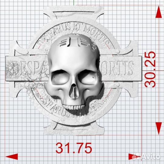 Значок Брошь Инсигния Инквизиция Warhammer 40k