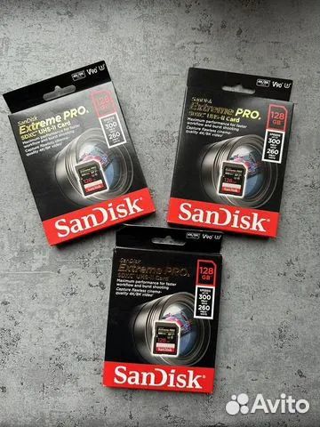 SanDisk sdxc 128GB Extreme PRO UHS-II V90 300MB/s