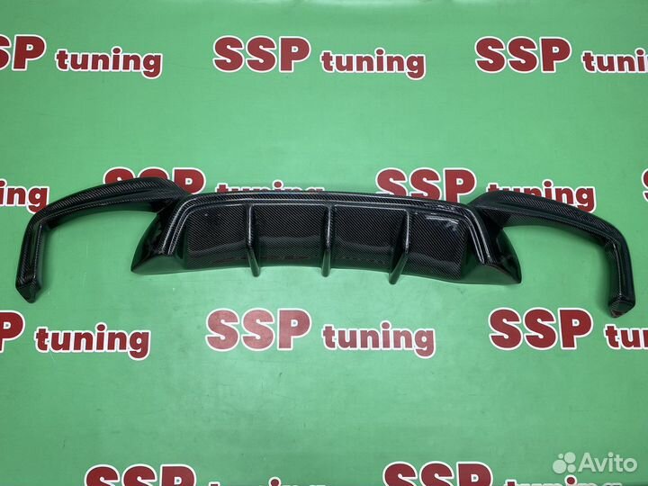 Диффузор для BMW F06 M6 из натурального карбона