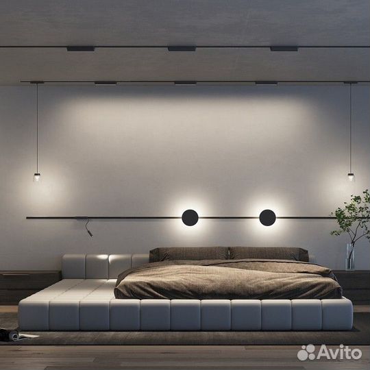 Накладной светильник Denkirs AIR linear DK5300-BK