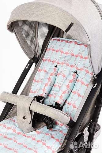 Матрас в коляску с прорезями для ремней