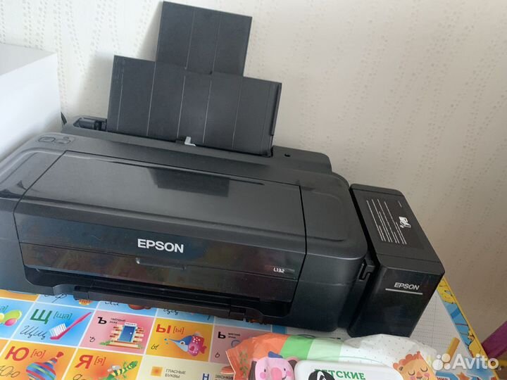 Цветной струйный принтер с снпч epson l132