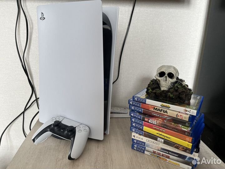 Sony playstation 5 с дисководом, 11 игр
