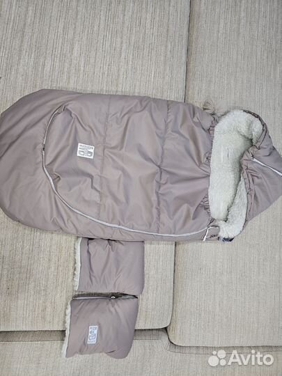 Зимний конверт в коляску