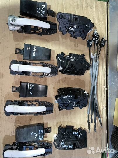 Замок ручка ограничитель тросик Skoda Fabia 2