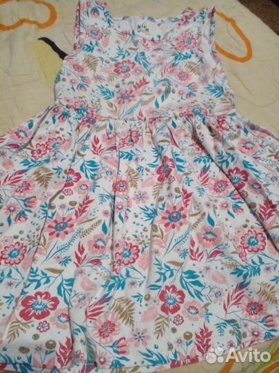 Хлопок платье 5-7 лет