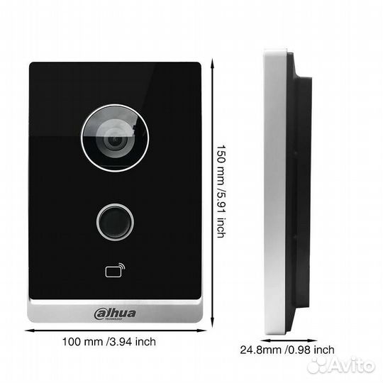 Вызывная IP-видеопанель Dahua DHI-VTO2211G-WP