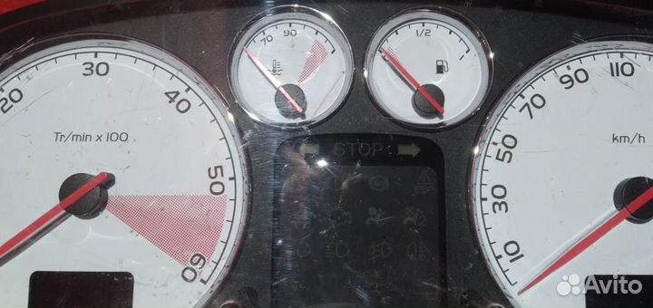 Пежо 307 панель приборов щиток