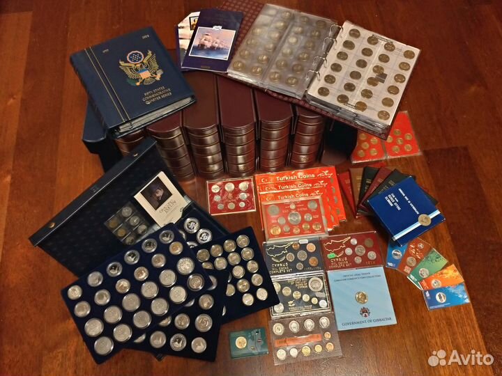 Коллекция монет 4150 шт. (1718-2020 года)