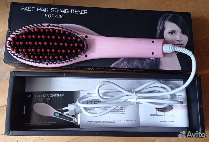 Расческа-выпрямитель fast hair straightener