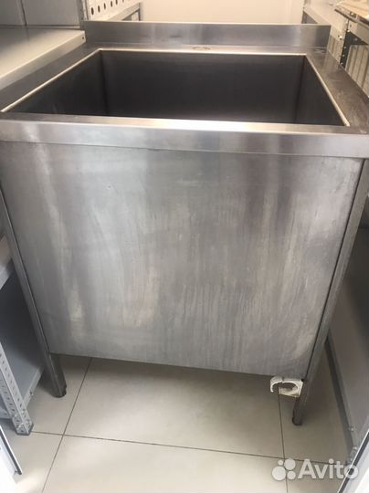 Ванна моечная из нержавеющей стали 750х750