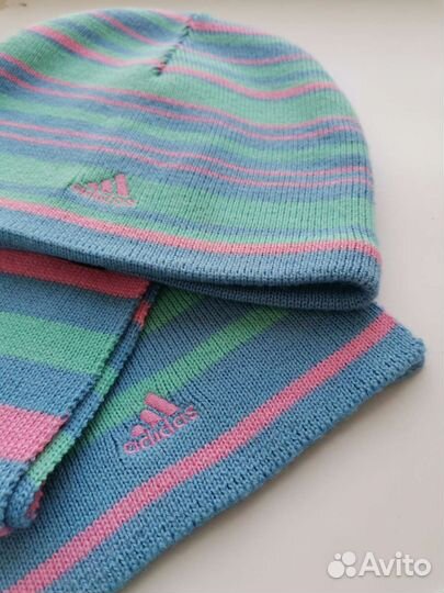 Шапка и шарф adidas
