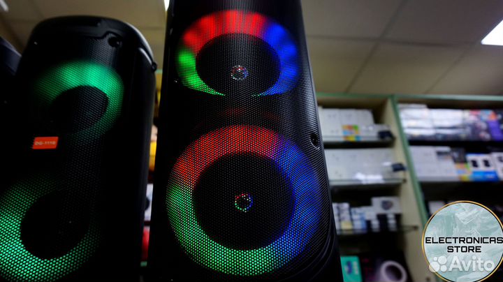 Портативная Колонка бт Спикер зкьюс6212 Yellow