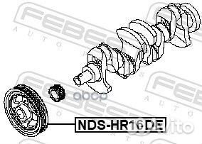 Шкив коленвала HR16DE ndshr16DE Febest