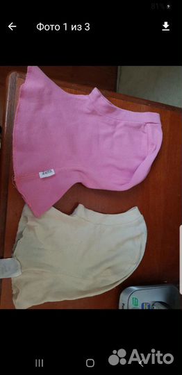 Детский шлем шапка для девочки