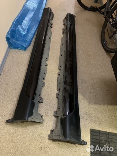 Накладка порога + держатель на bmw x5 f15