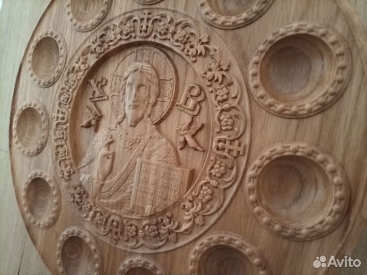 107 Подставка для яиц пасхальная. Диаметр 25 см