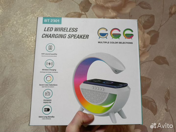 Беспроводная колонка с зарядкой