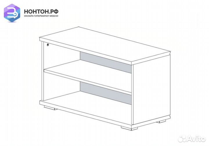 Тумба Машенька ясень шимо темный / ясень шимо свет