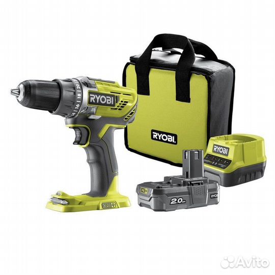 Аккумуляторная дрель шуруповерт Ryobi