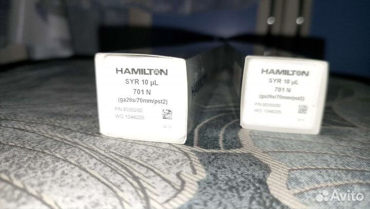 Микрошприц Hamilton 2шт