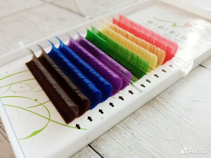 Цветные ресницы для наращивания