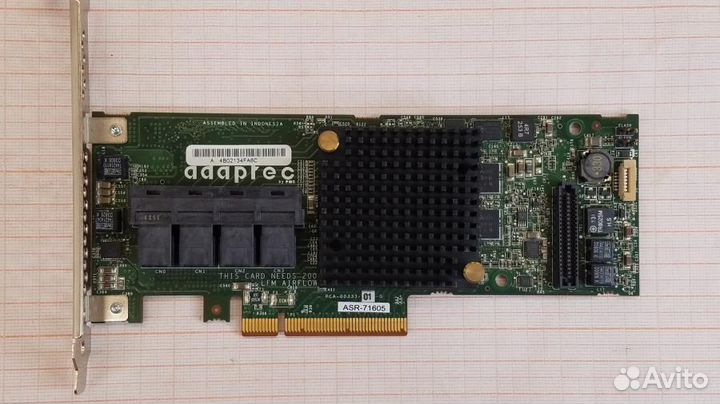 Контроллер Adaptec ASR-71605 PCI ASR-71605 1G