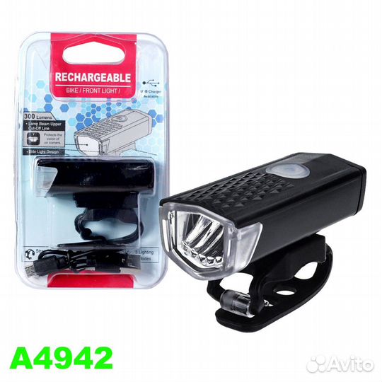 Велосипедный аккумуляторный фонарь 2255-A4942