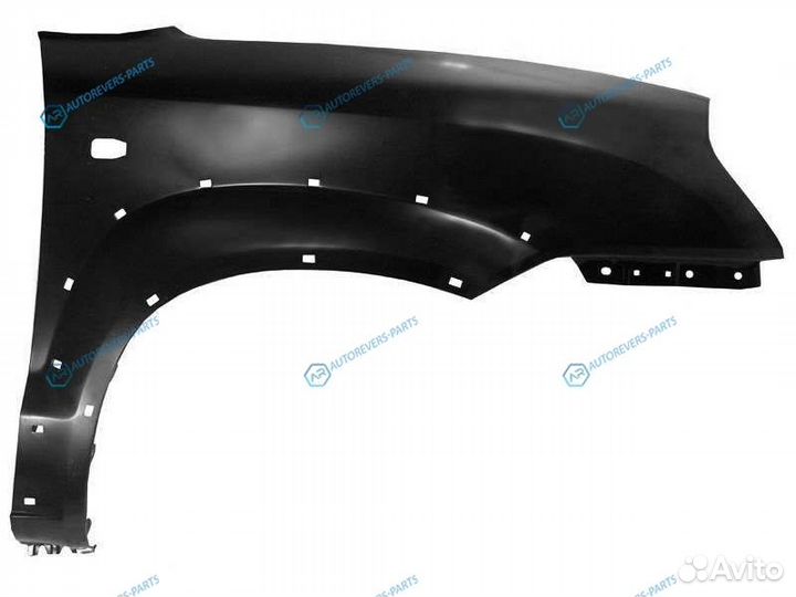 ST-HN50-016-1 Крыло hyundai tucson 04-09 RH с отв