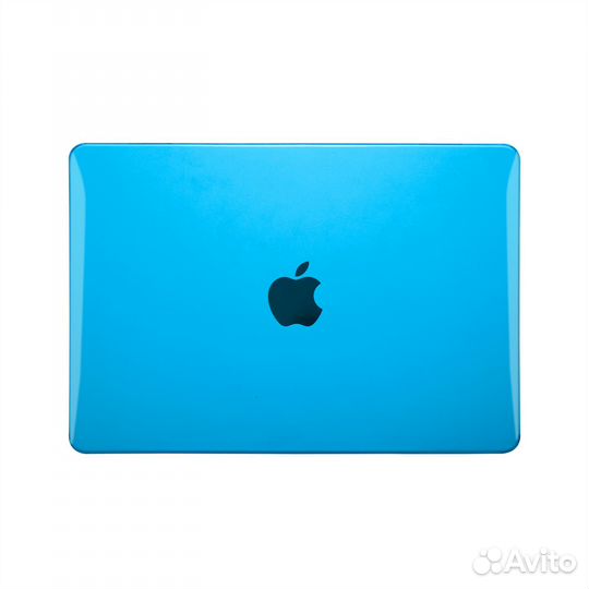 Чехол для MacBook Air 13 2018-2021 глянец голубой