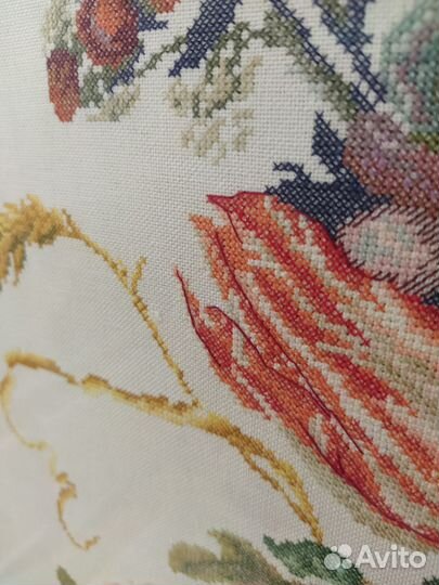 Картина вышивка крестом. Ручная работа