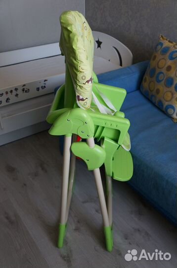 Стульчик для кормления Globex Космик зелёный
