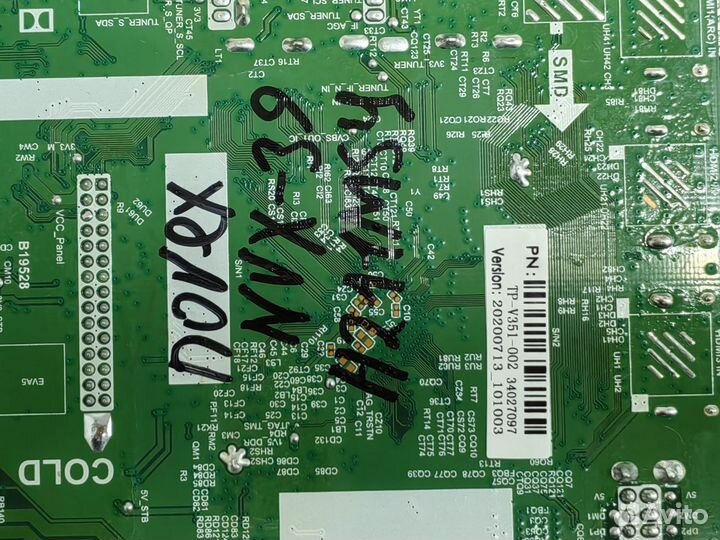 Плата телевизора novex NVX-39H211MSY