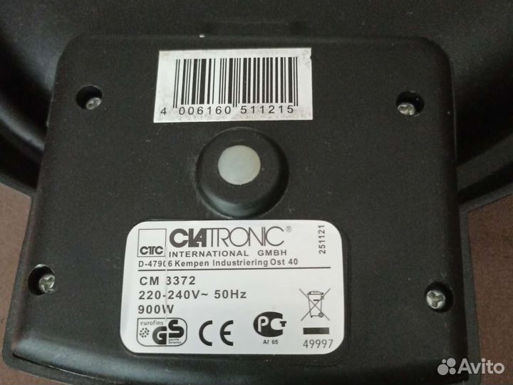 Электроблинница Clatronic