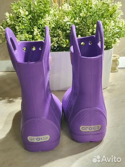 Сапоги резиновые crocs с9